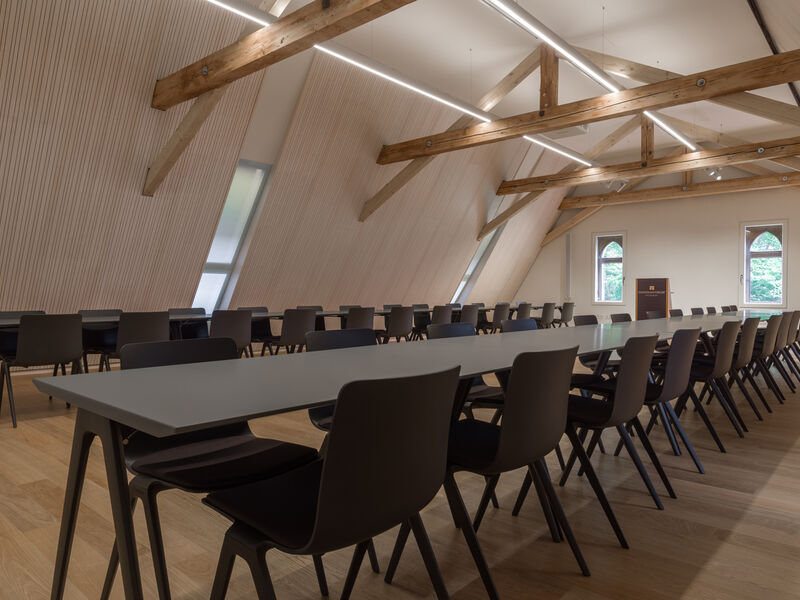 Abgebildet ist das Dachgeschoss des St. Emmeram Forums nach der Sanierung